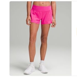 Lululemon Speed Up Mid-Rise Lined Short 4" - Sonic Pink - Size 8